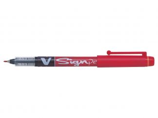 V-Sign Pen  - Liner - červená - Stredný Hrot (M)