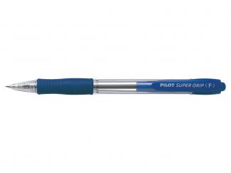 Super Grip  - Guľôčkové pero - modrá - Tenký Hrot (F)