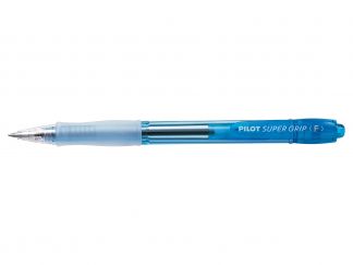 Super Grip Neon - Guľôčkové pero - modrá - Tenký Hrot (F)