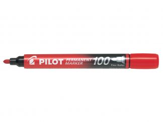 Permanent Marker 100 - Popisovač - červená - Tenký Hrot (F)