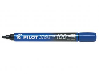 Permanent Marker 100 - Popisovač - modrá - Tenký Hrot (F)