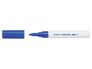 Pilot Pintor  - Popisovač - modrá - Tenký Hrot (F)