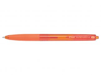 Super Grip G Neon, so stláčacím mechanismom - Guľôčkové pero - oranžová - Stredný Hrot (M)